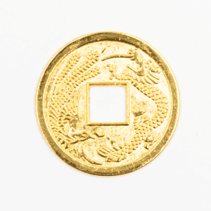 Čínská mince štěstí CMR2