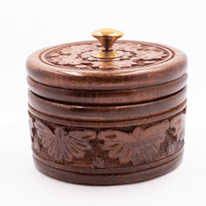 Dřevěná - Truhlička - kulatá ST5