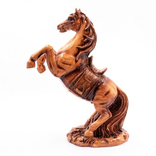 Vzpínající se kůň - soška feng shui DR32