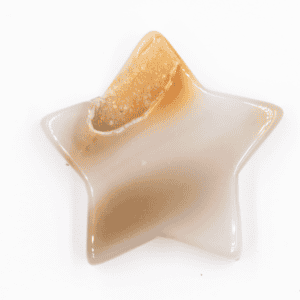 Achát - hvězda - drúza leštěná CH401