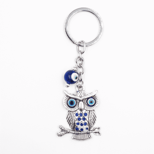 Alláhovo oko (Evil Eye) - sova - přívěsek na klíče - VADA VAD722