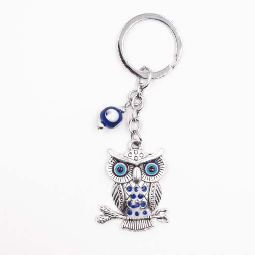 Alláhovo oko (Evil Eye) - sova - přívěsek na klíče - VADA VAD723
