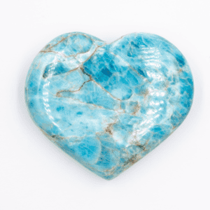 Apatit - srdce - tromlovaný kámen APS59