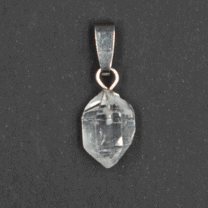 Herkimer diamant - krystal - stříbrný přívěsek HR10