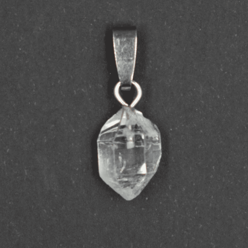 Herkimer diamant - krystal - stříbrný přívěsek HR10