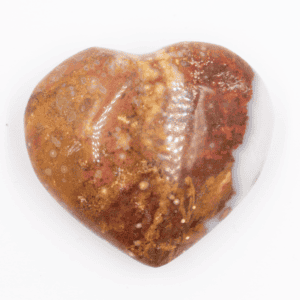Jaspis oceánový - srdce - broušený kámen JO50