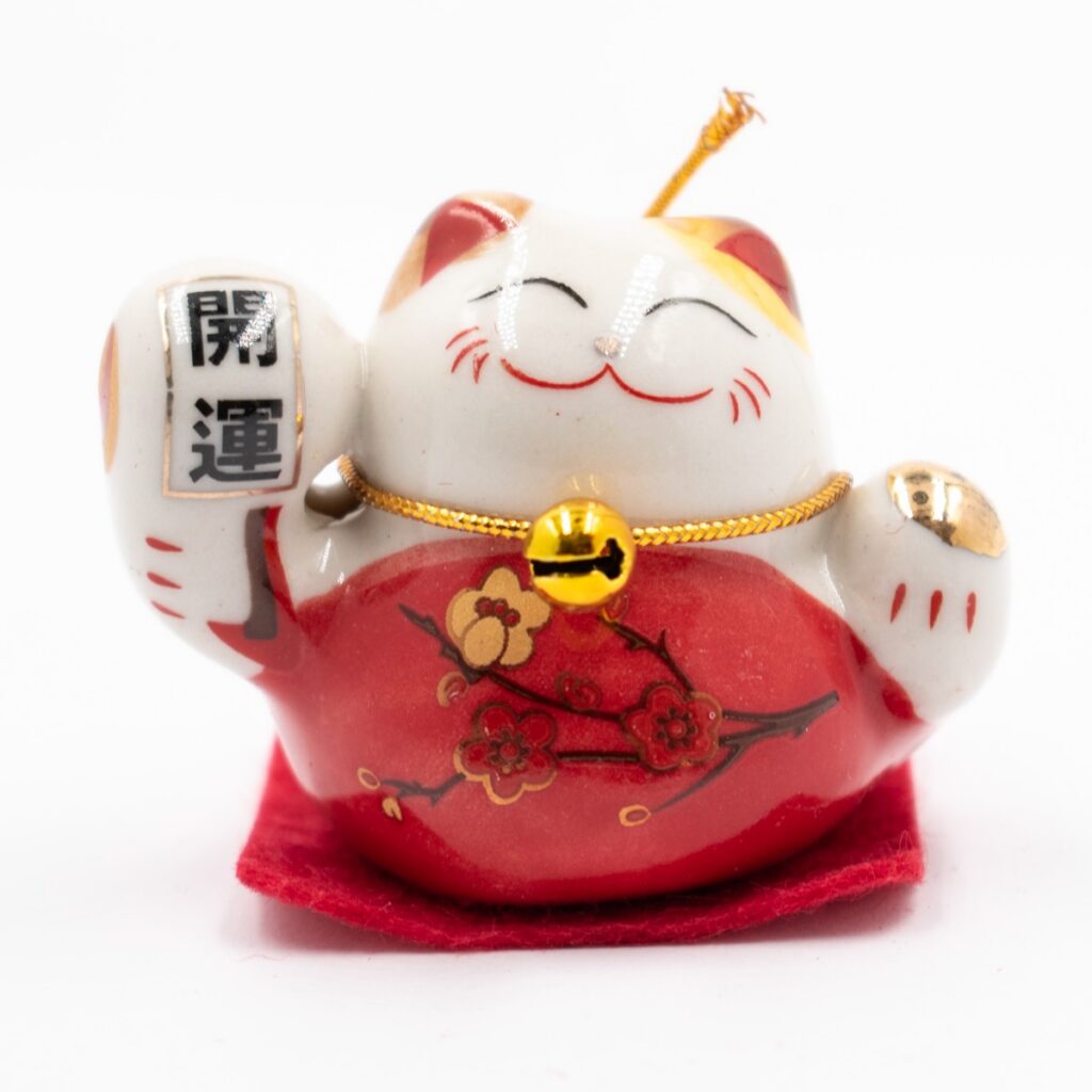 Maneki neko - mávající kočička - feng shui MAN5