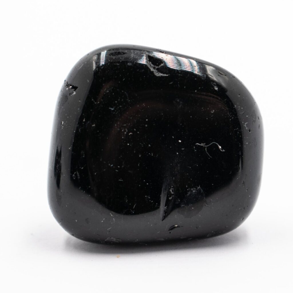 Obsidián černý - tromlovaný kámen B kvalita