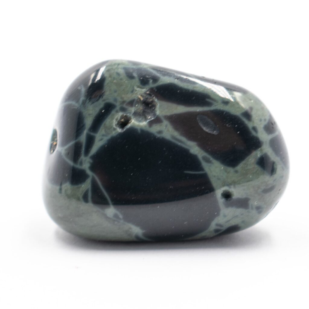 Obsidián pavoučí - tromlovaný kámen B kvalita