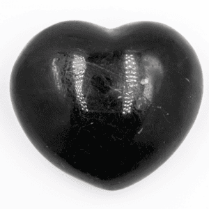 Turmalín černý (skoryl) - srdce - tromlovaný kámen SV12