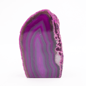 Achát - řez - růžový