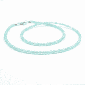 Amazonit - náhrdelník fazetovaný kulička