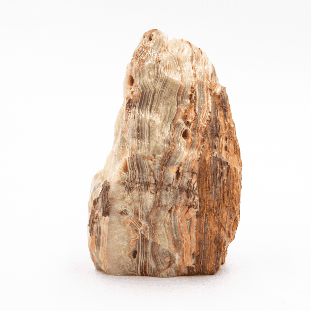 Aragonit - surový leštěný kámen AT41