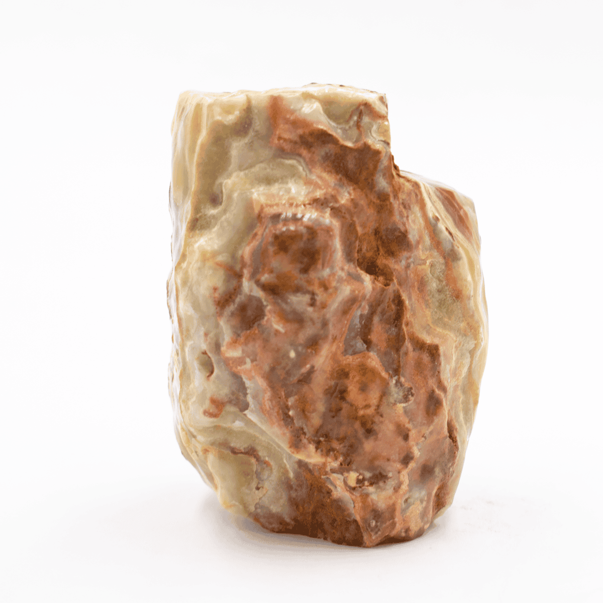 Aragonit - surový leštěný kámen AT42