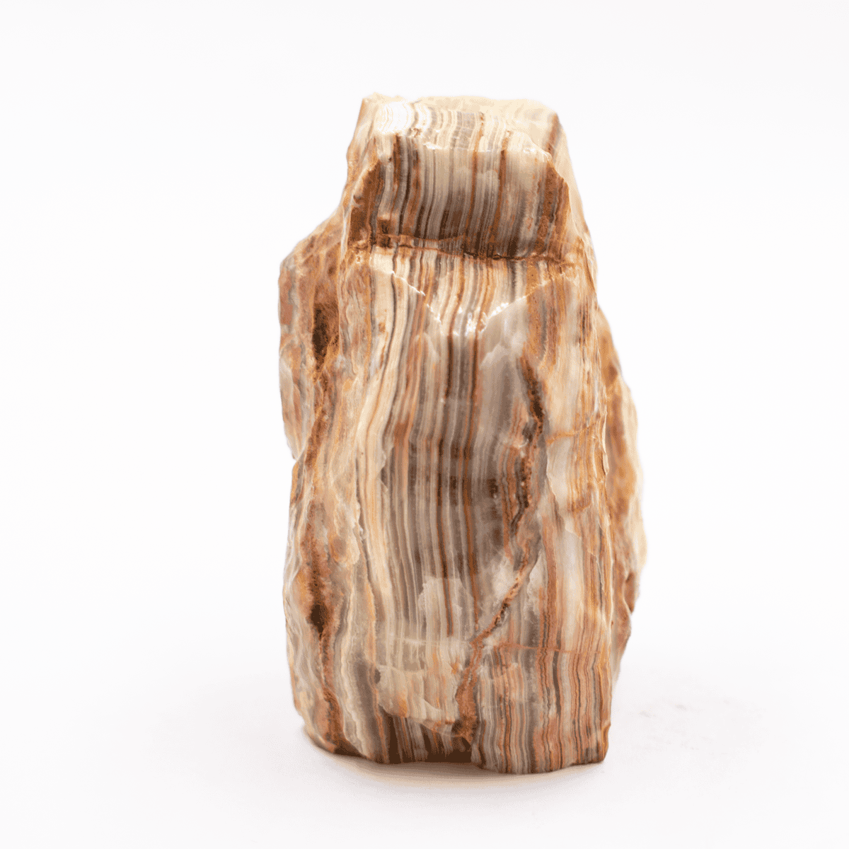 Aragonit - surový leštěný kámen AT42