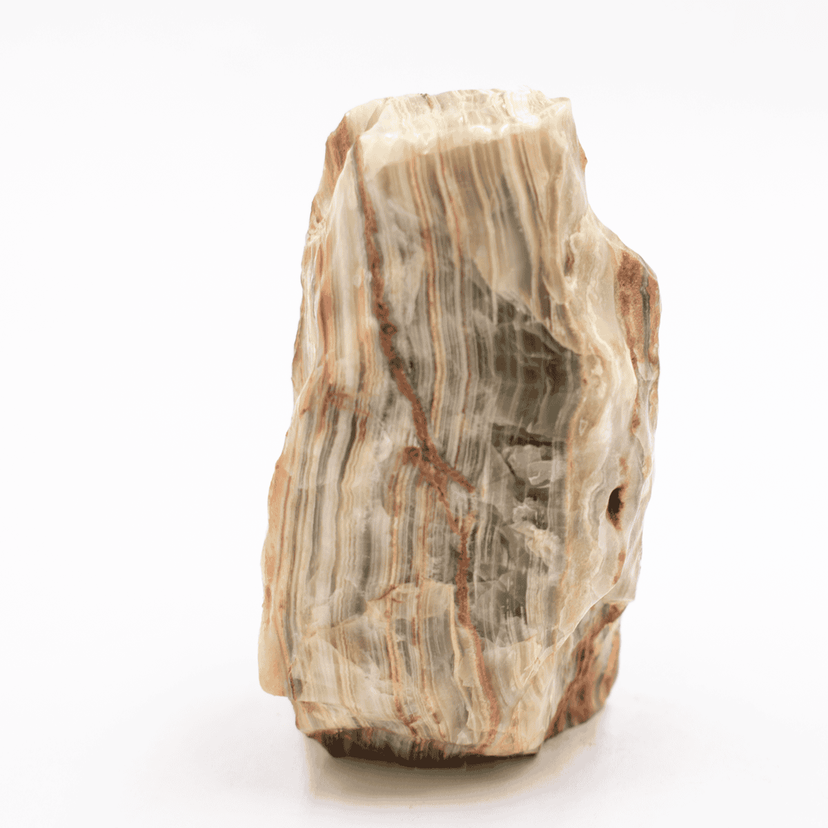 Aragonit - surový leštěný kámen AT42