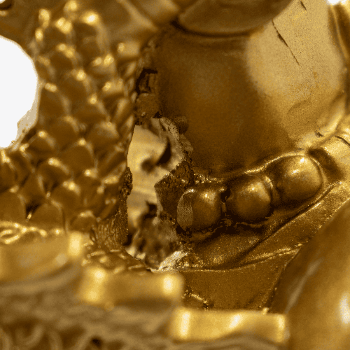 Buddha bohatství a drak - soška Feng shui - VADA VAD726