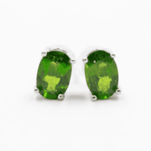 Diopsid - stříbrné náušnice GNA50