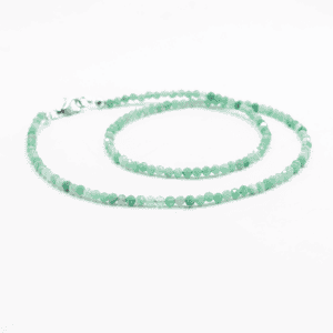 Smaragd - náhrdelník fazetovaný kulička