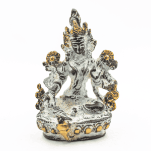 Zelená Tara - žensky Buddha - mosazná soška Feng shui