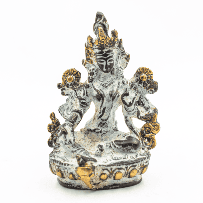 Zelená Tara - žensky Buddha - mosazná soška Feng shui