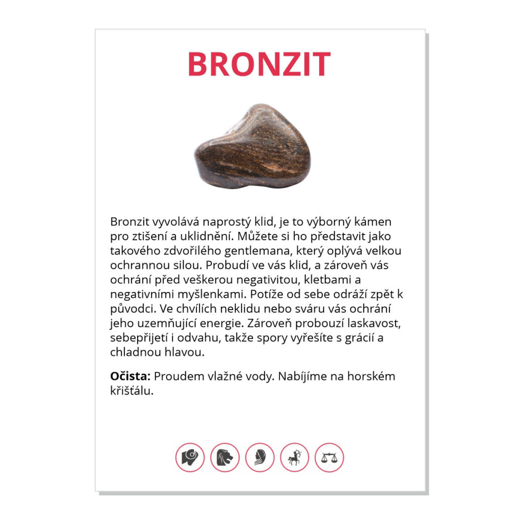 Bronzit - kartička