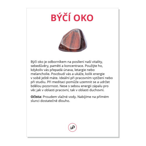 Býčí oko - kartička