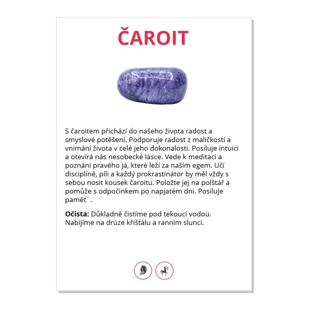 Čaroit - kartička