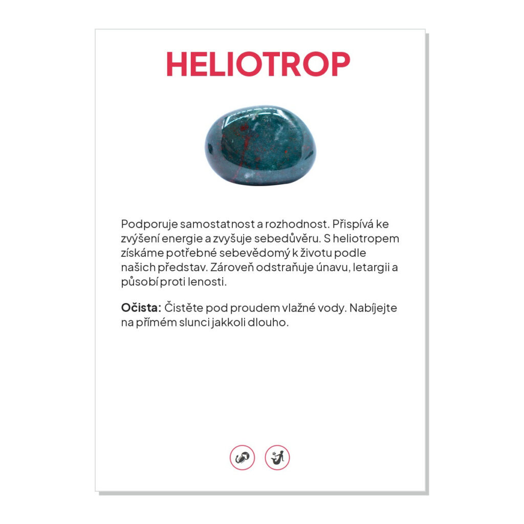 Heliotrop - kartička