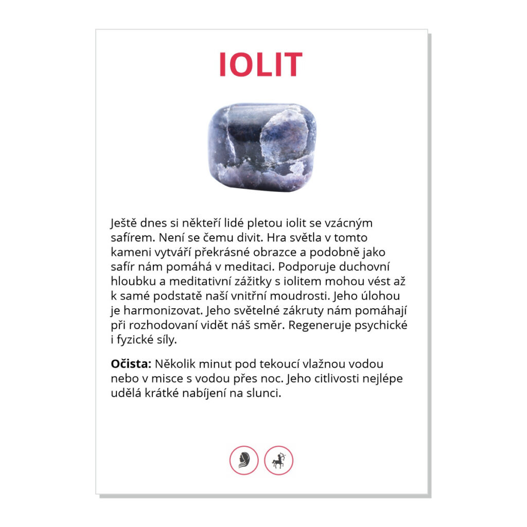 Iolit - kartička