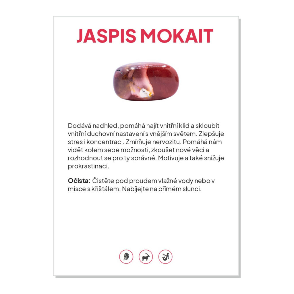 Jaspis mokait - kartička