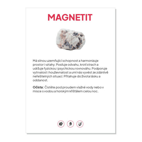 Magnetit - kartička