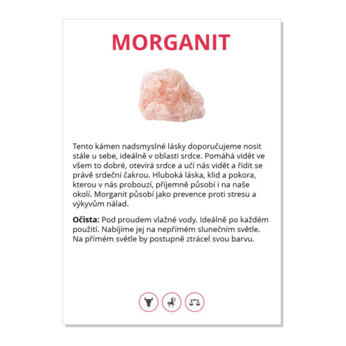 Morganit - kartička