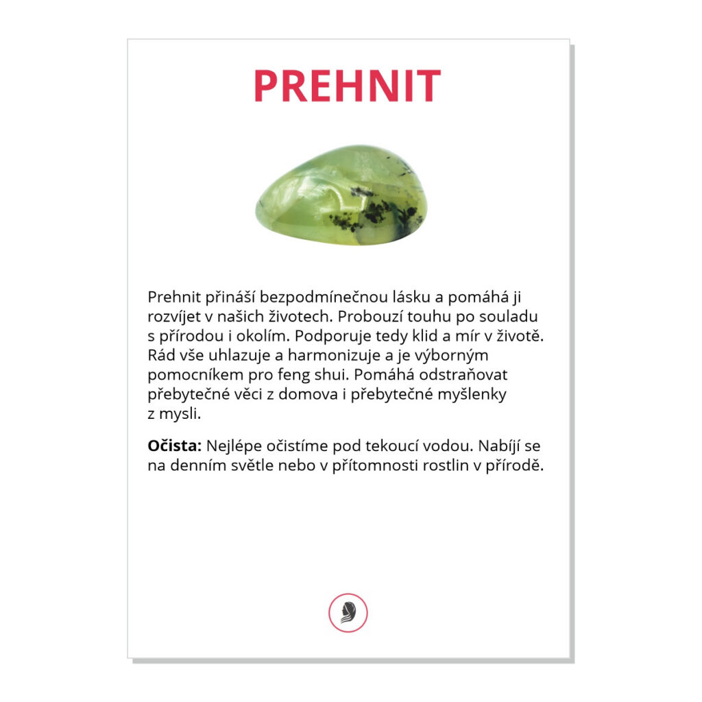 Prehnit - kartička