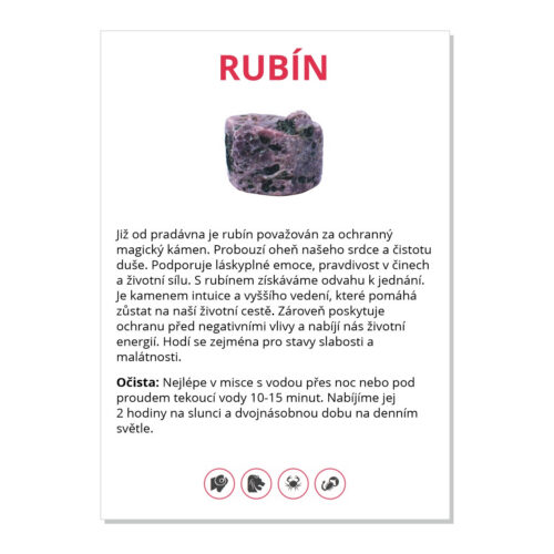 Rubín - kartička