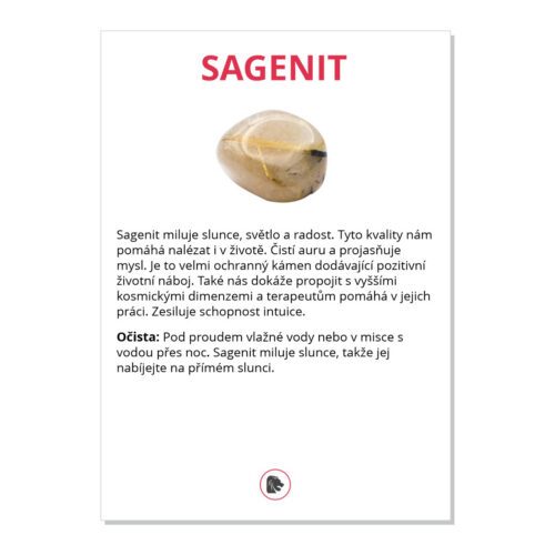 Sagenit - kartička