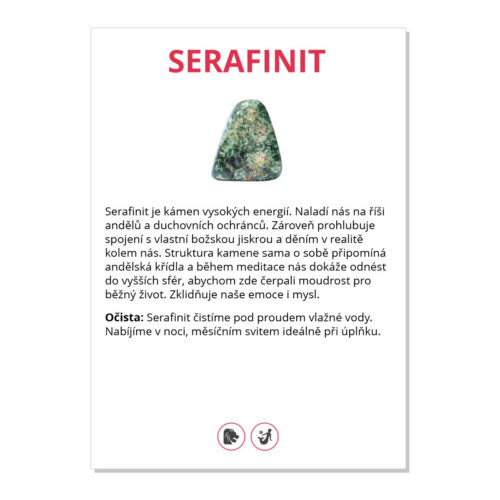 Serafinit - kartička