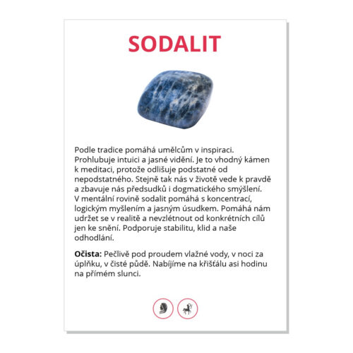 Sodalit - kartička