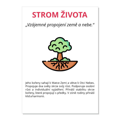 Strom života - kartička