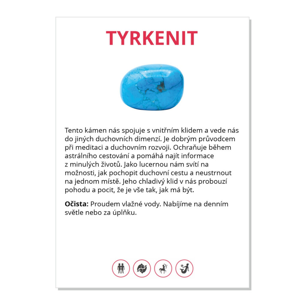 Tyrkenit - kartička