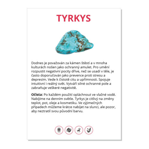 Tyrkys - kartička