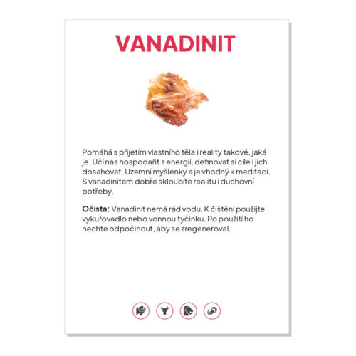 Vanadinit - kartička