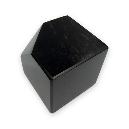 Obsidián černý – broušený kámen OBC42