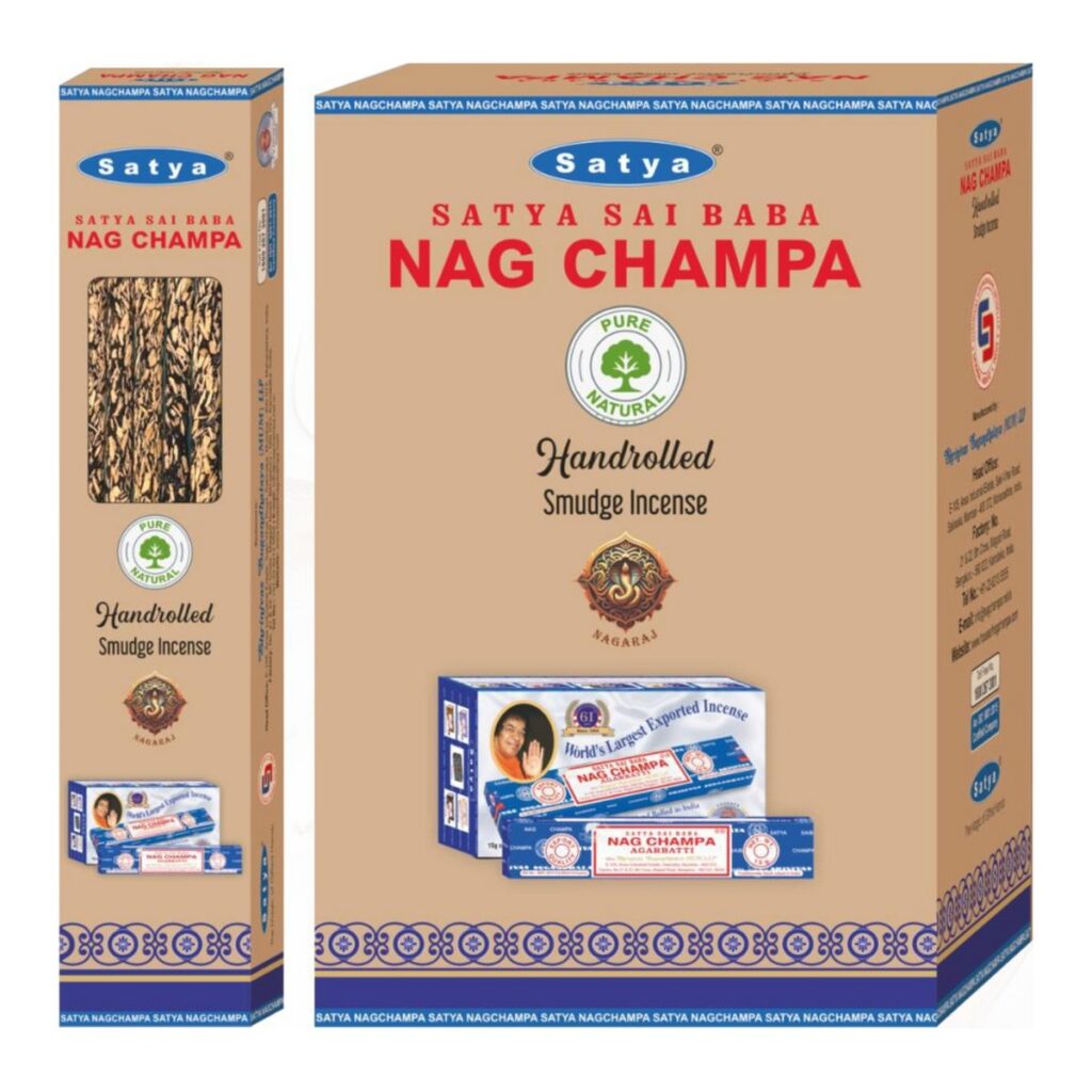 Nag Champa - vonné tyčinky Satya Smudge